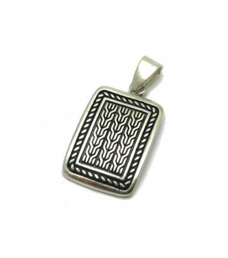 PE001244 Sterling silver pendant solid 925 Empress